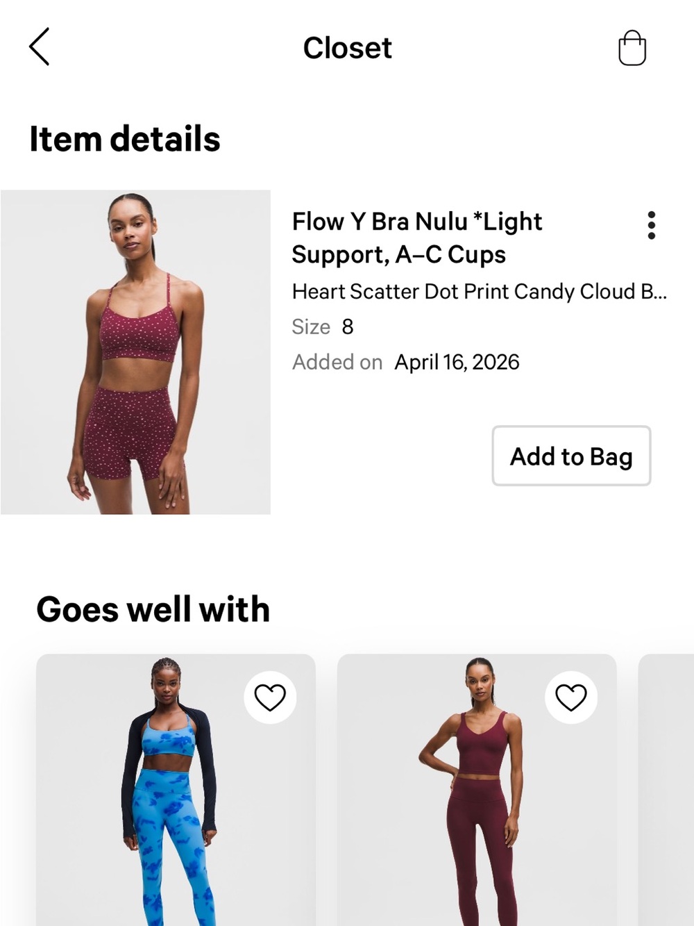 EUC Lululemon Flow Y - Picture 4 of 4